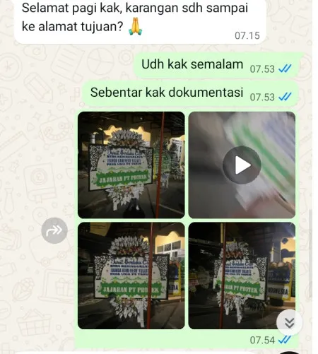 Pengiriman Papan Bunga Selamat Leran Sluke
