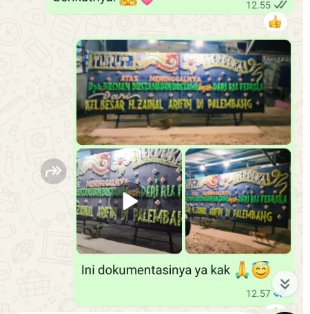 Pengiriman Papan Bunga Duka Leran Sluke